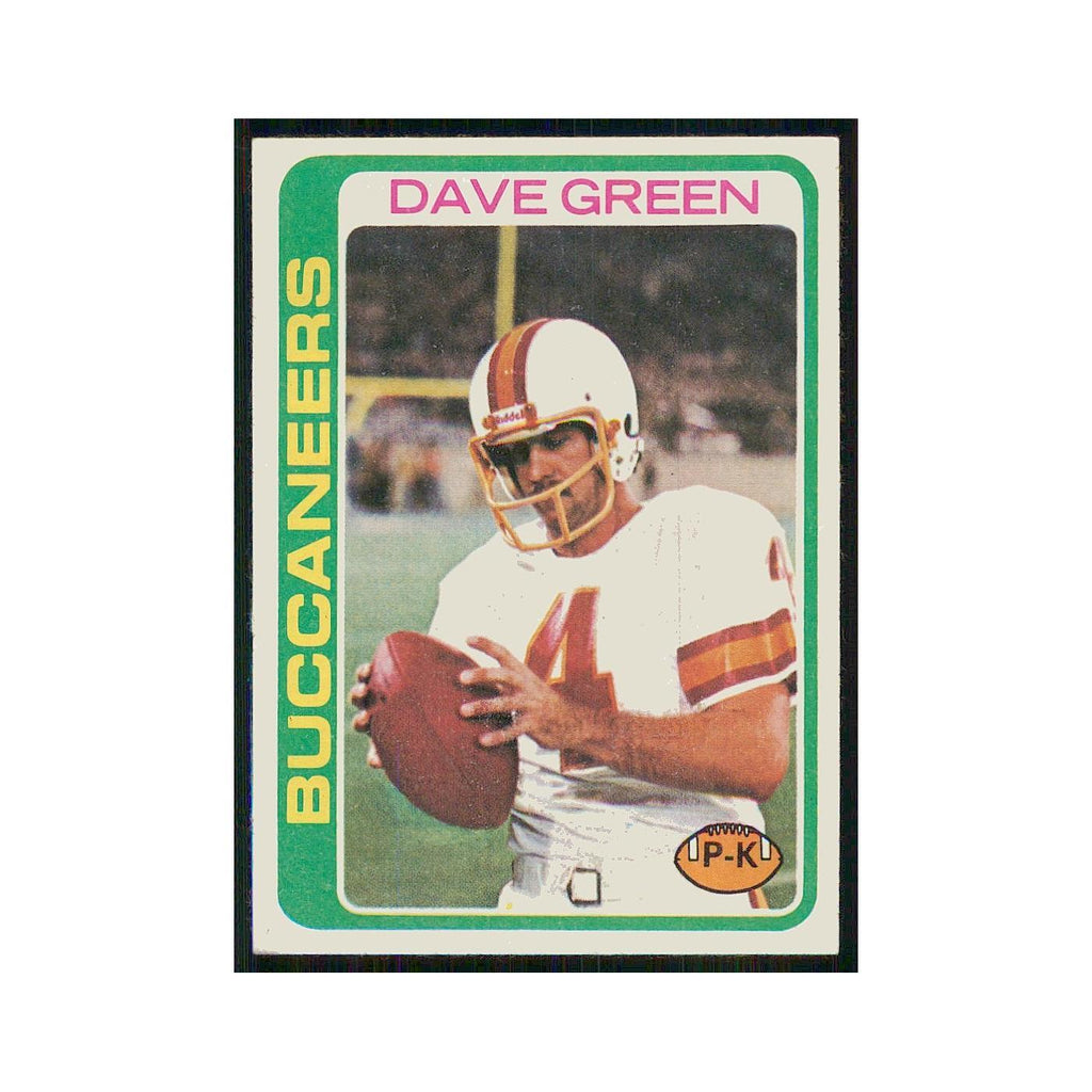 1978 Topps Dave Green Buccaneers #192