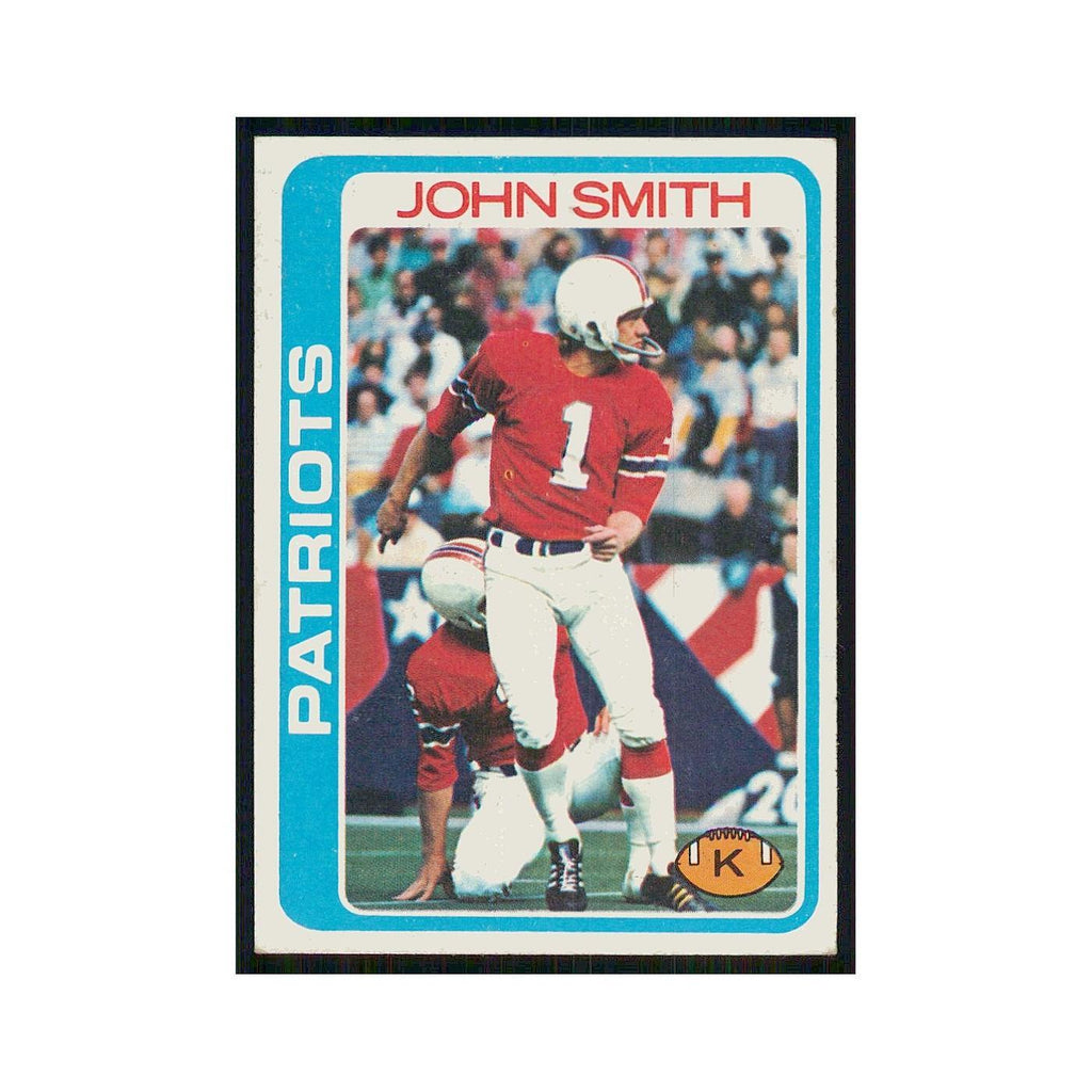 1978 Topps John Smith Patriots #136