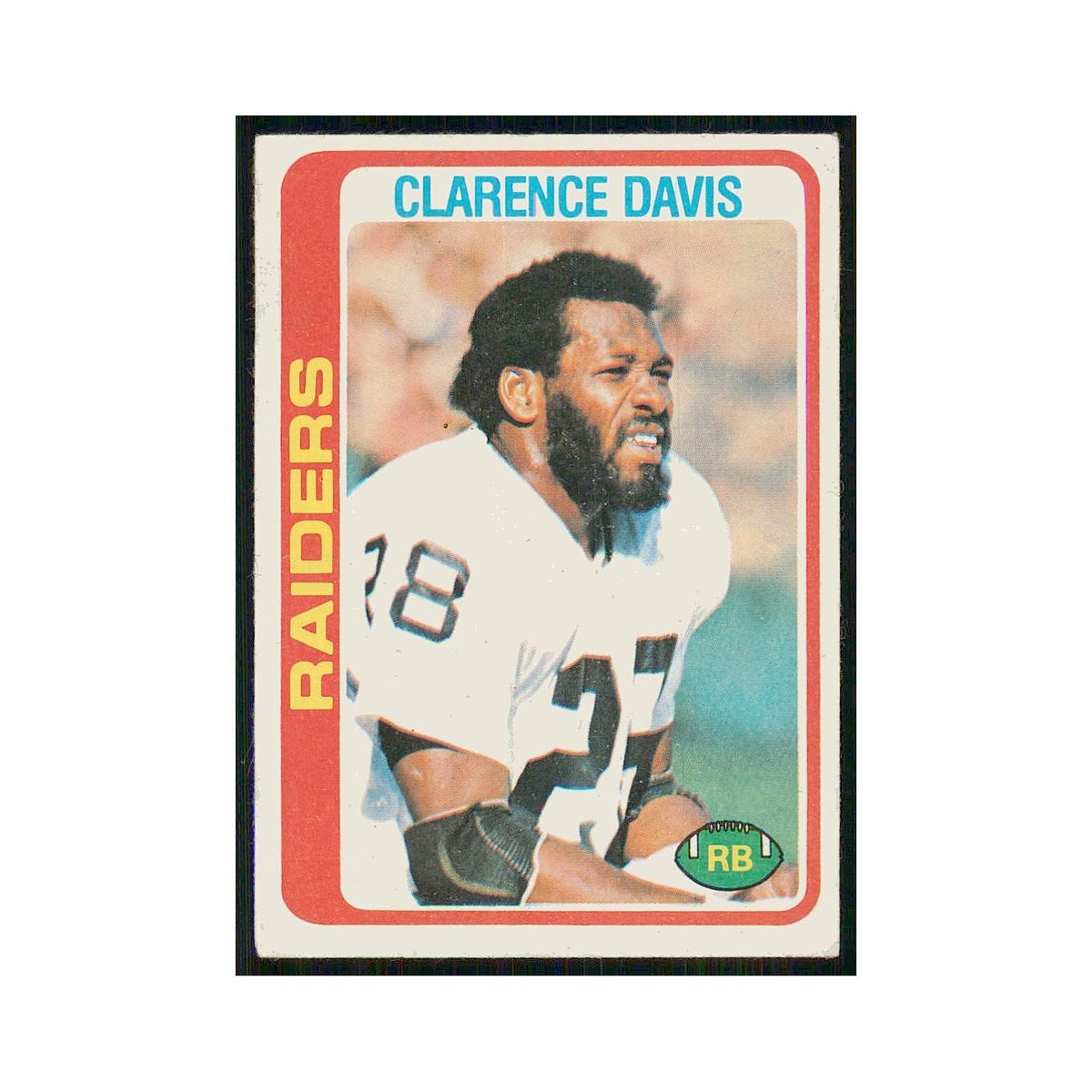1978 Topps Clarence Davis Raiders #108