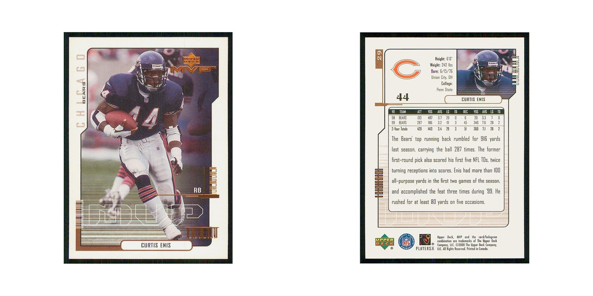 2000 Upper Deck MVP Curtis Enis Bears #29