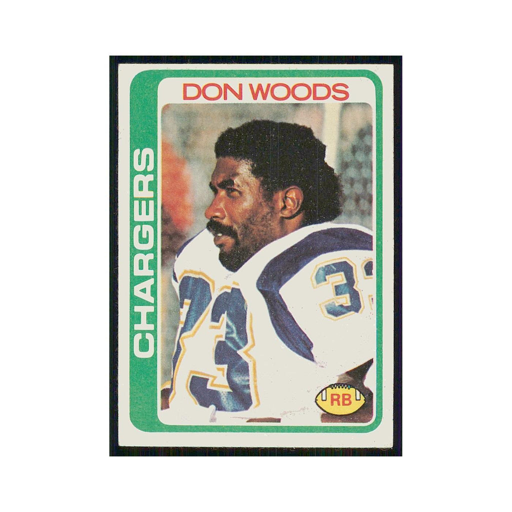 1978 Topps Don Woods San Diego Chargers #459