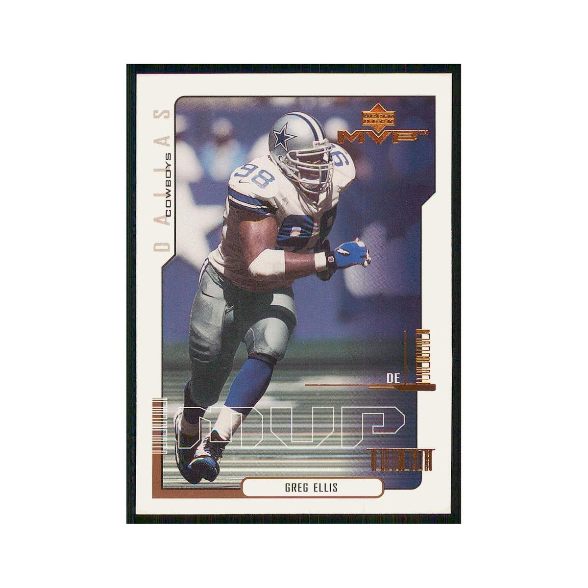 2000 Upper Deck MVP Greg Ellis Cowboys #49