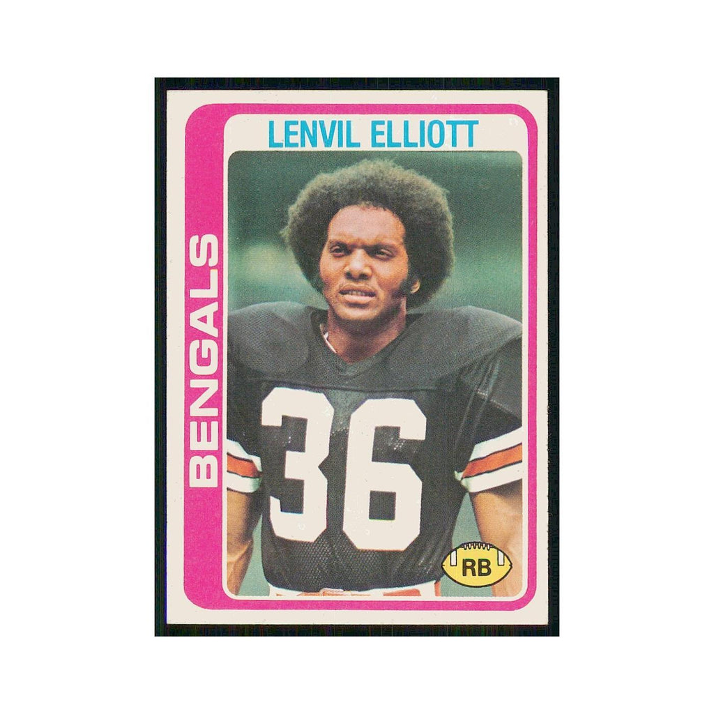 1978 Topps Lenvil Elliott Bengals #309