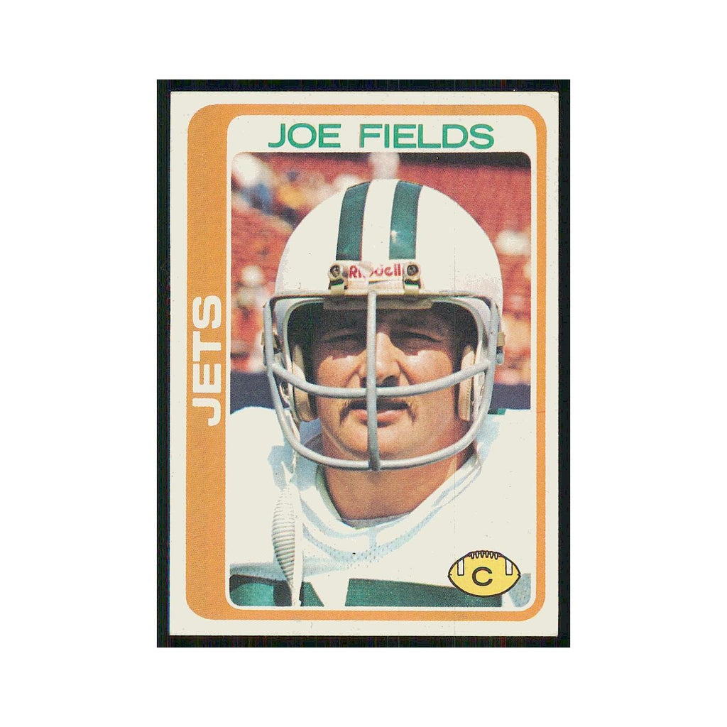 1978 Topps Joe Fields Jets #161