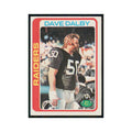 1978 Topps Dave Dalby Raiders #128