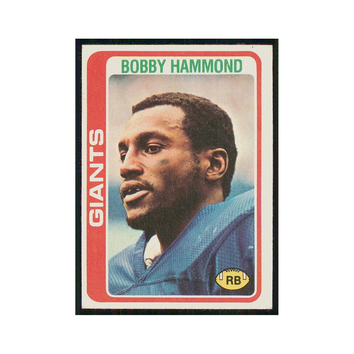1978 Topps Bobby Hammond RC Giants #352