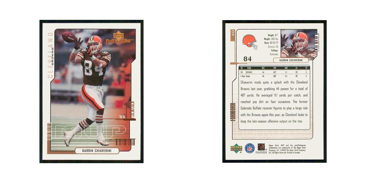 2000 Upper Deck MVP Darrin Chiaverini Browns #40