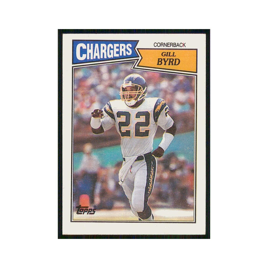 1987 Topps Gill Byrd San Diego Chargers #349