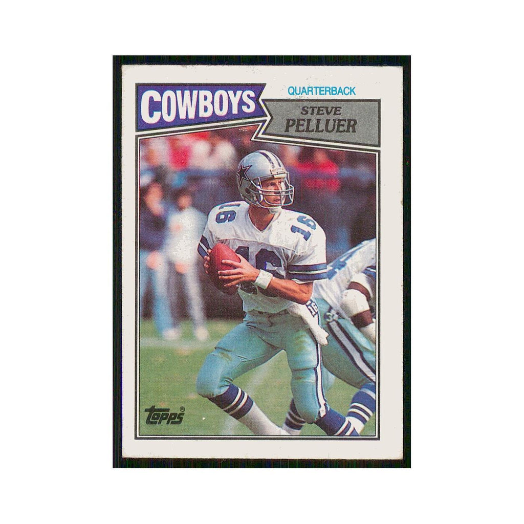 1987 Topps Steve Pelluer RC Cowboys #262