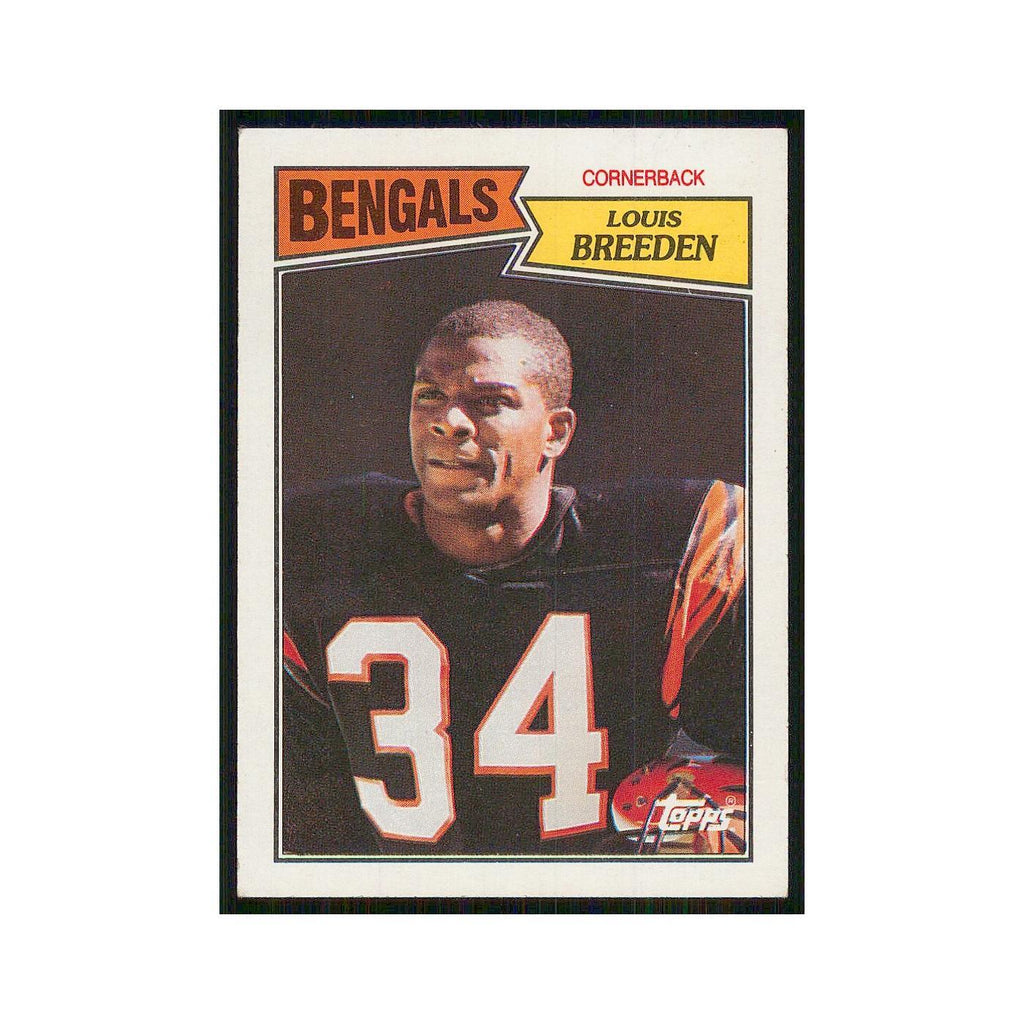1987 Topps Louis Breeden Bengals #197