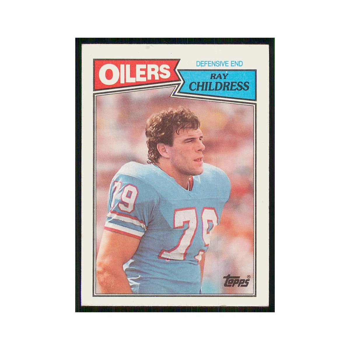 1987 Topps Ray Childress Houston Oilers #314
