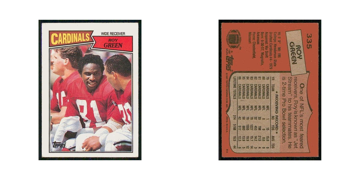 1987 Topps Roy Green Cardinals #335