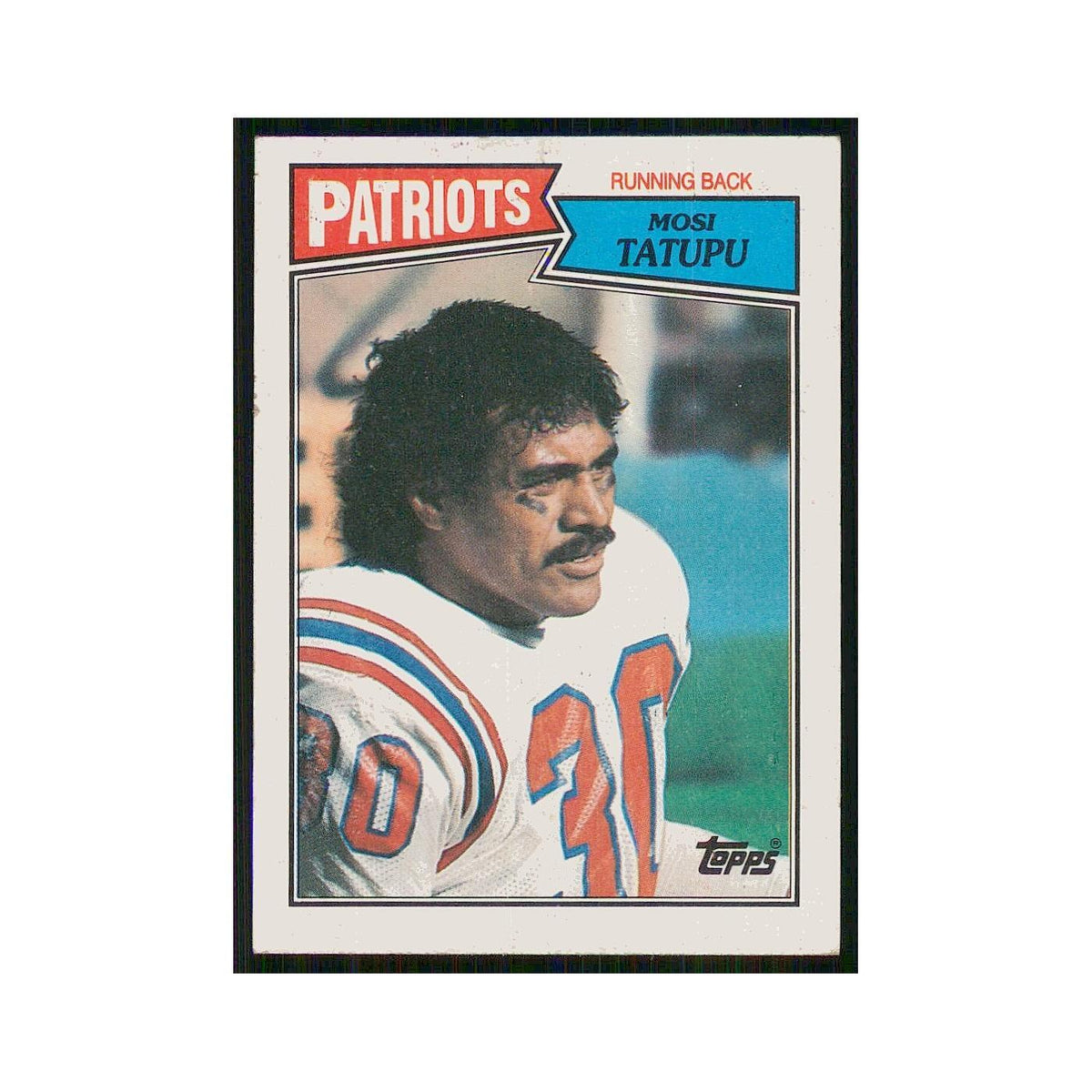 1987 Topps Mosi Tatupu Patriots #100