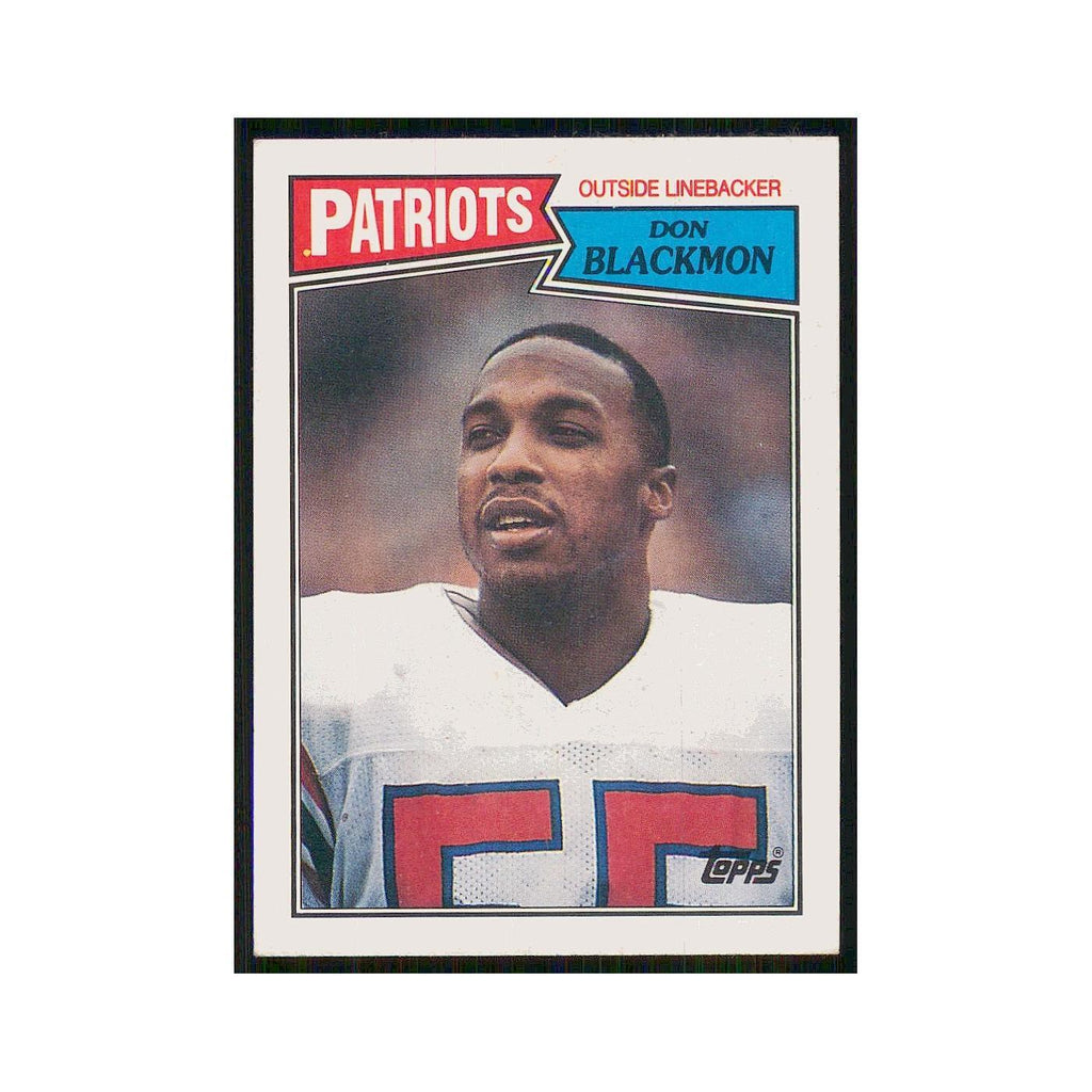 1987 Topps Don Blackmon RC Patriots #108