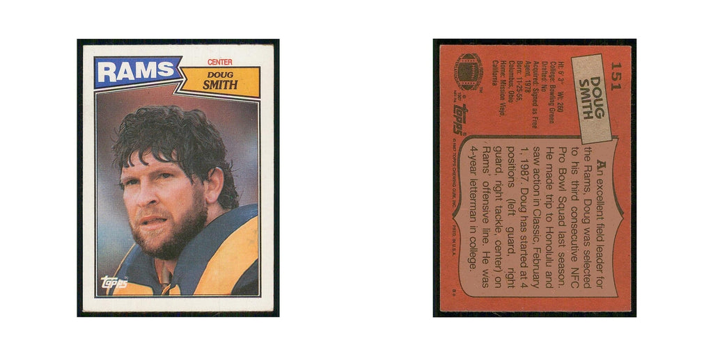 1987 Topps Doug Smith Rams #151