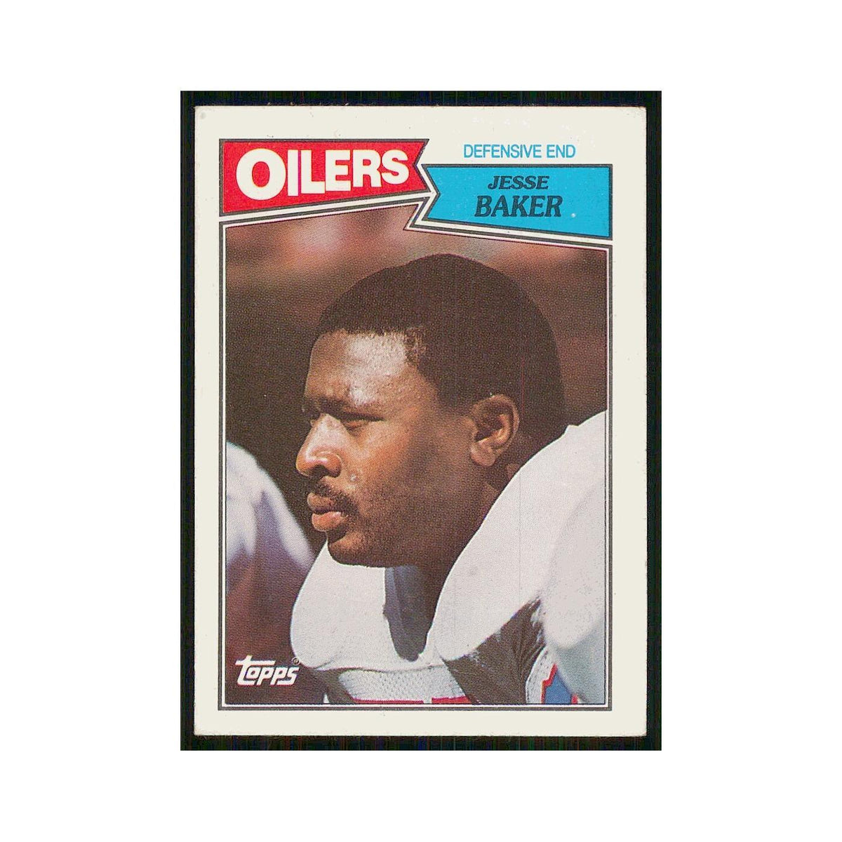 1987 Topps Jesse Baker Houston Oilers #316