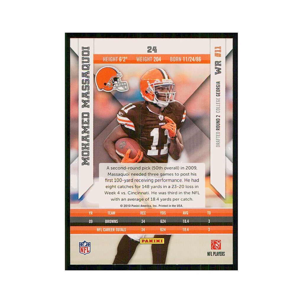 2010 Panini Epix Mohamed Massaquoi Browns #24