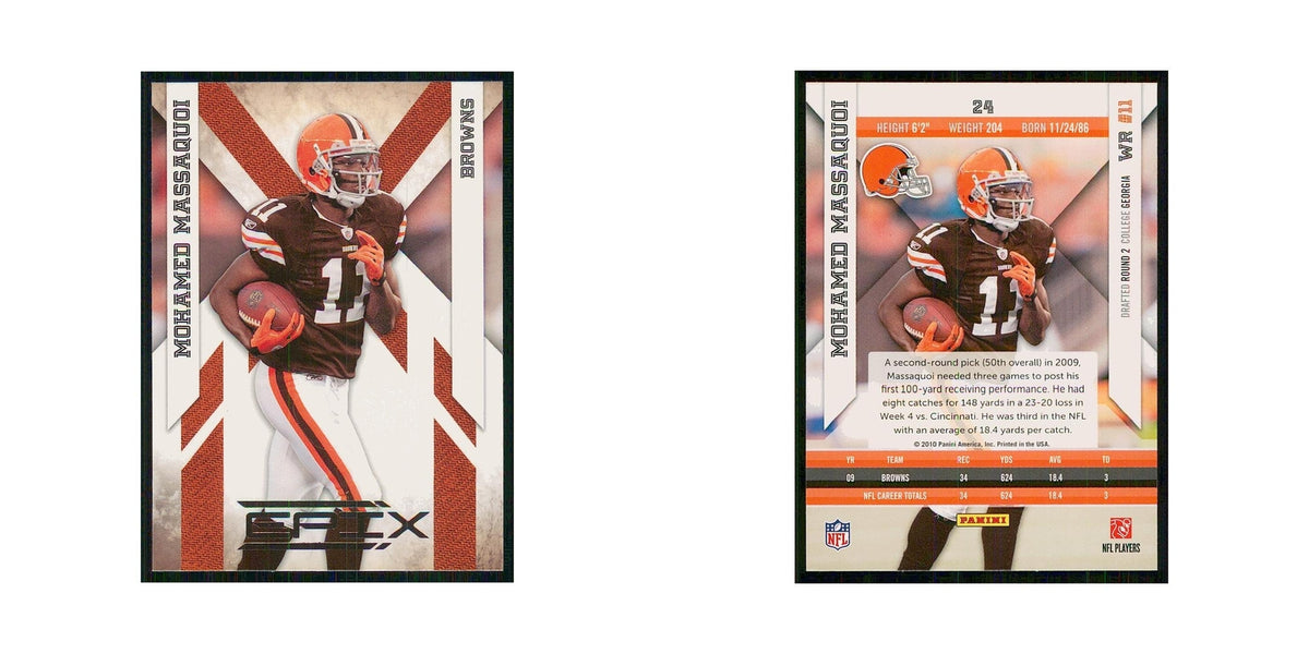 2010 Panini Epix Mohamed Massaquoi Browns #24