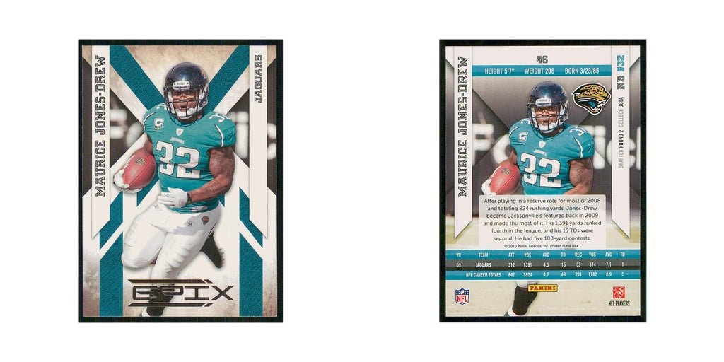 2010 Panini Epix Maurice Jones-Drew Jaguars #46