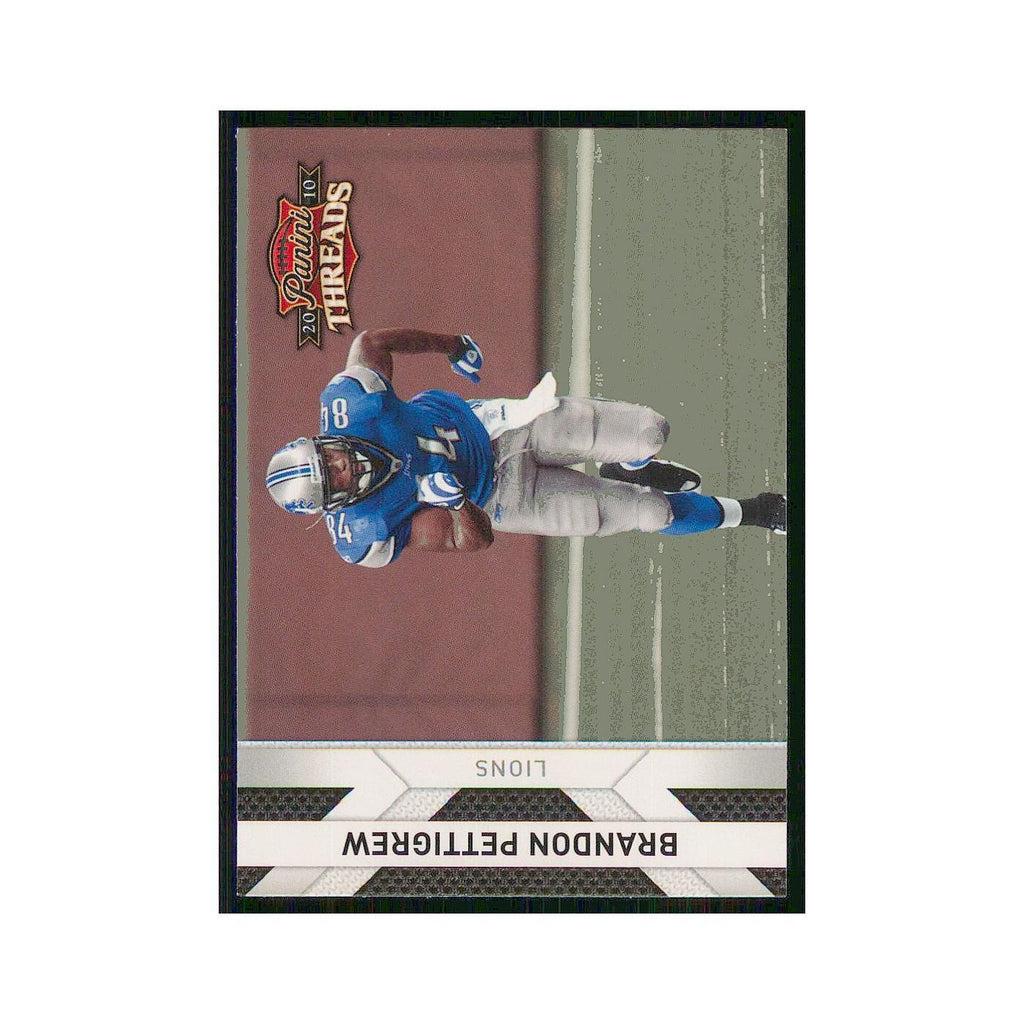 2010 Panini Threads Brandon Pettigrew Lions #46