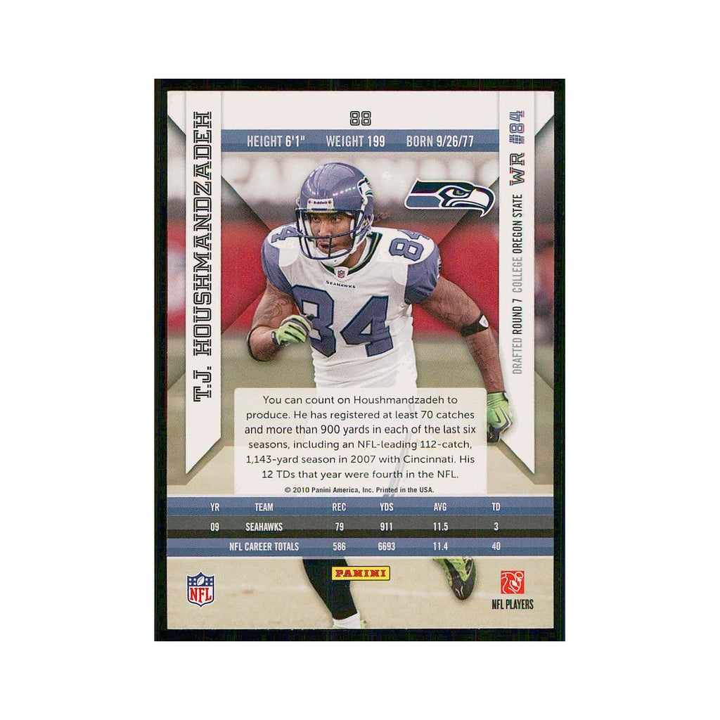 2010 Panini Epix T.J. Houshmandzadeh Seahawks #88