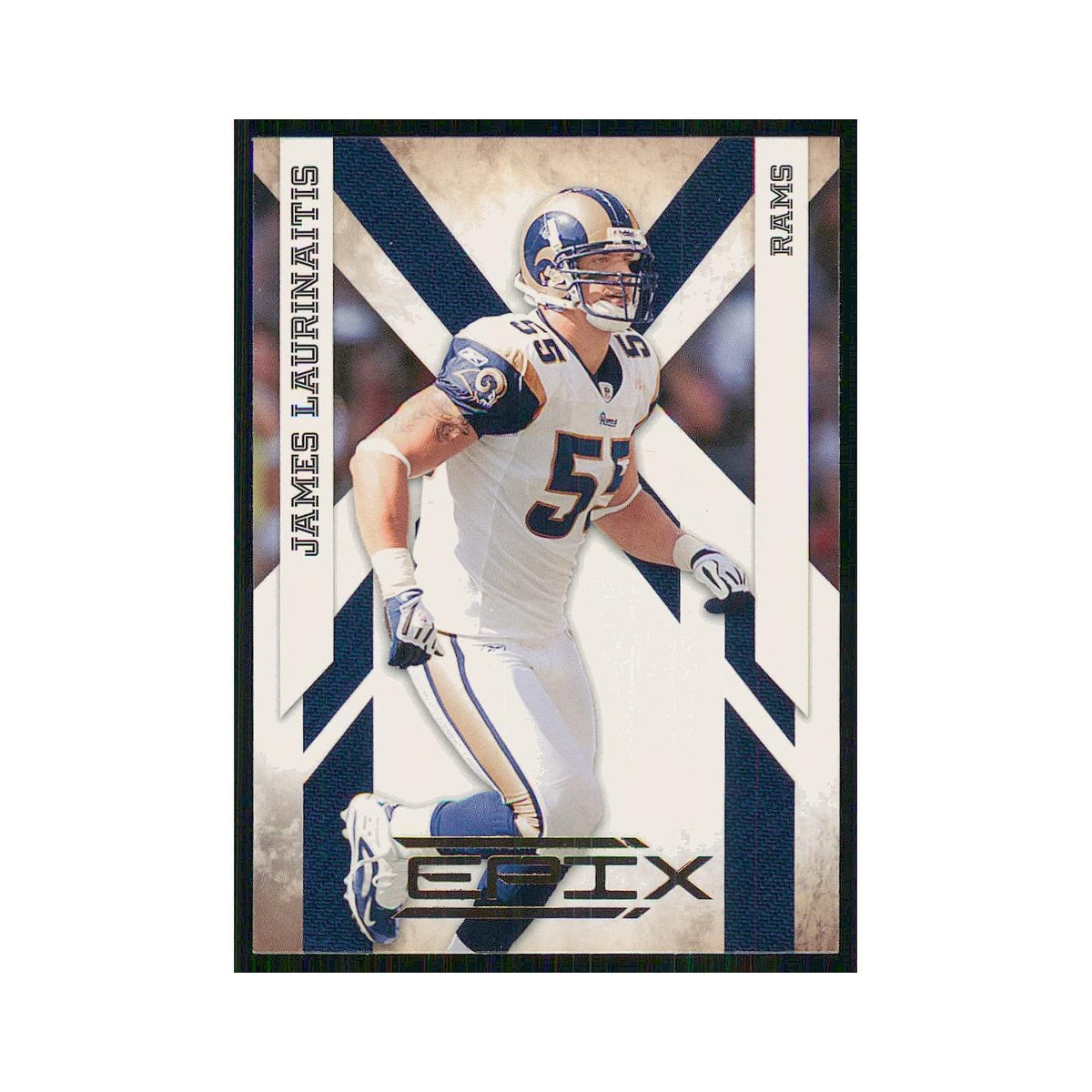 2010 Panini Epix James Laurinaitis St. Louis Rams #90