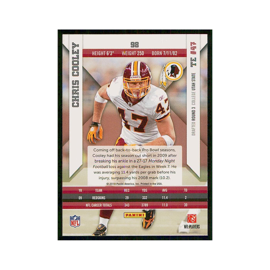 2010 Panini Epix Chris Cooley Redskins #98