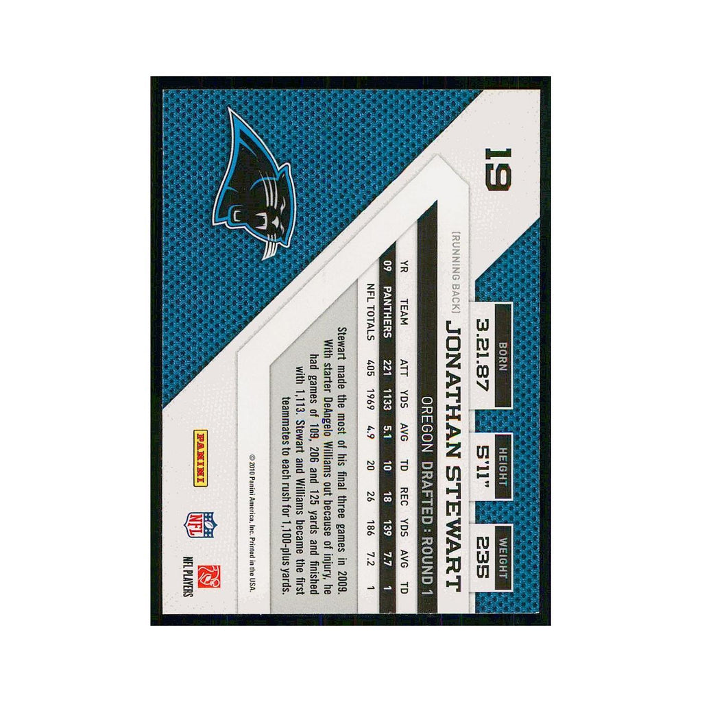 2010 Panini Threads Jonathan Stewart Panthers #19