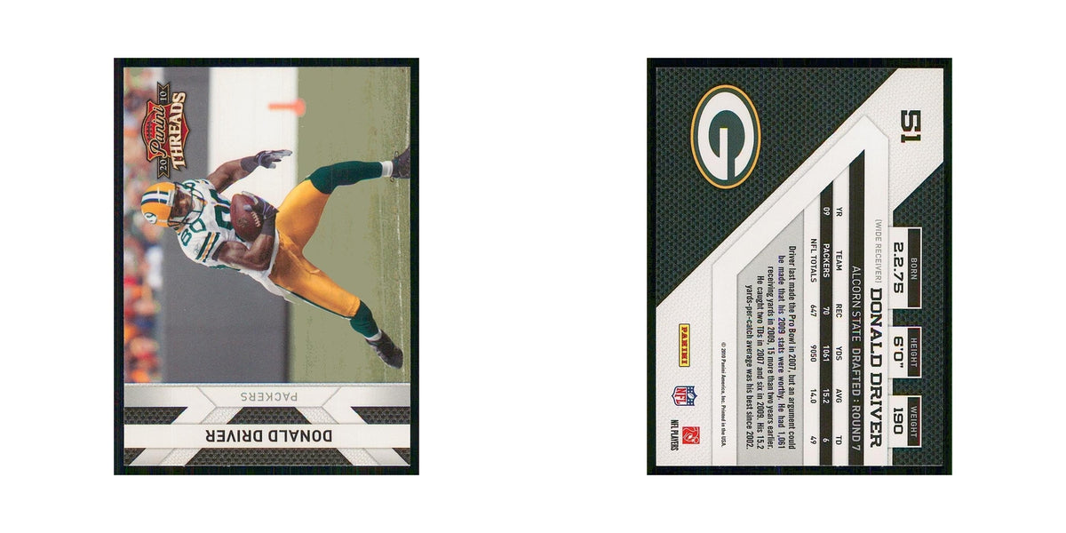 2010 Panini Threads Donald Driver Packers #51