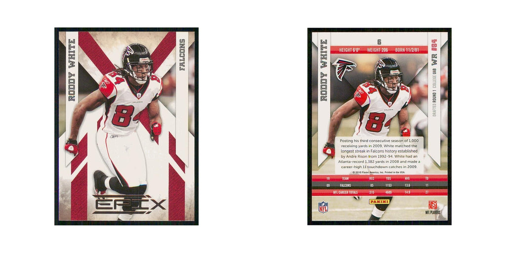 2010 Panini Epix Roddy White Falcons #6