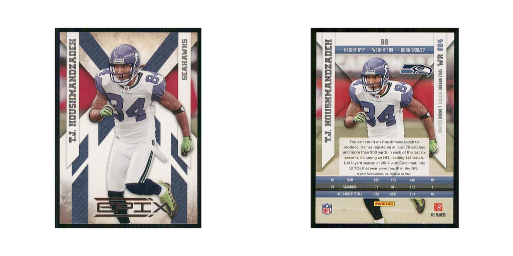 2010 Panini Epix T.J. Houshmandzadeh Seahawks #88
