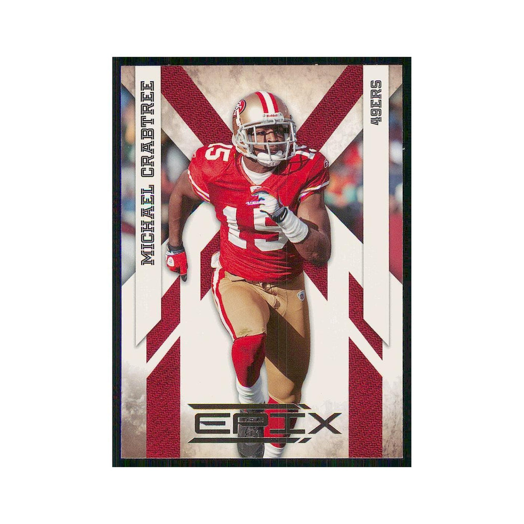 2010 Panini Epix Michael Crabtree 49ers #84