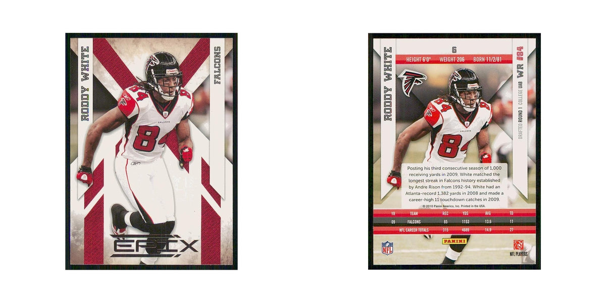 2010 Panini Epix Roddy White Falcons #6