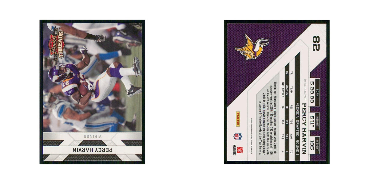 2010 Panini Threads Percy Harvin Vikings #82