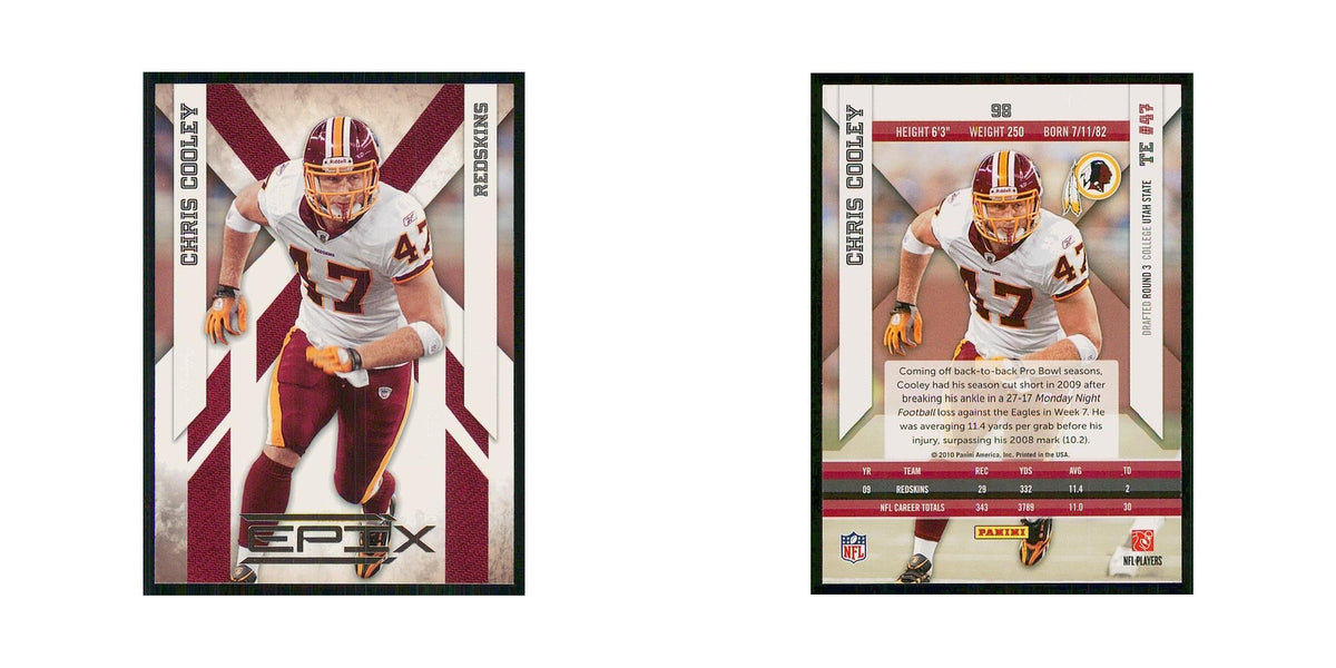 2010 Panini Epix Chris Cooley Redskins #98