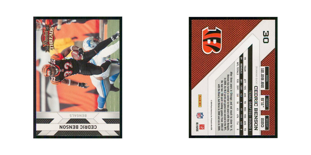2010 Panini Threads Cedric Benson Bengals #30
