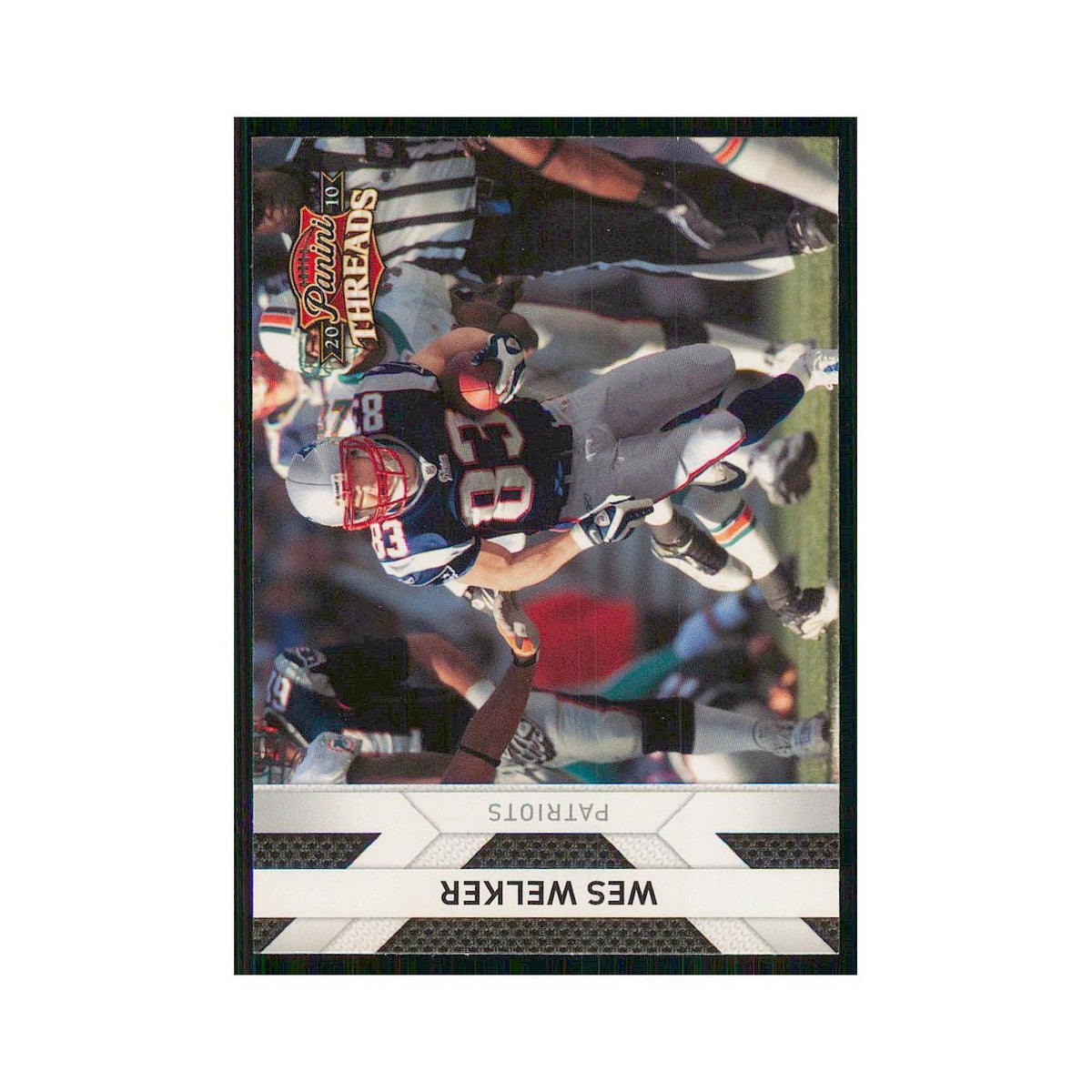 2010 Panini Threads Wes Welker Patriots #89