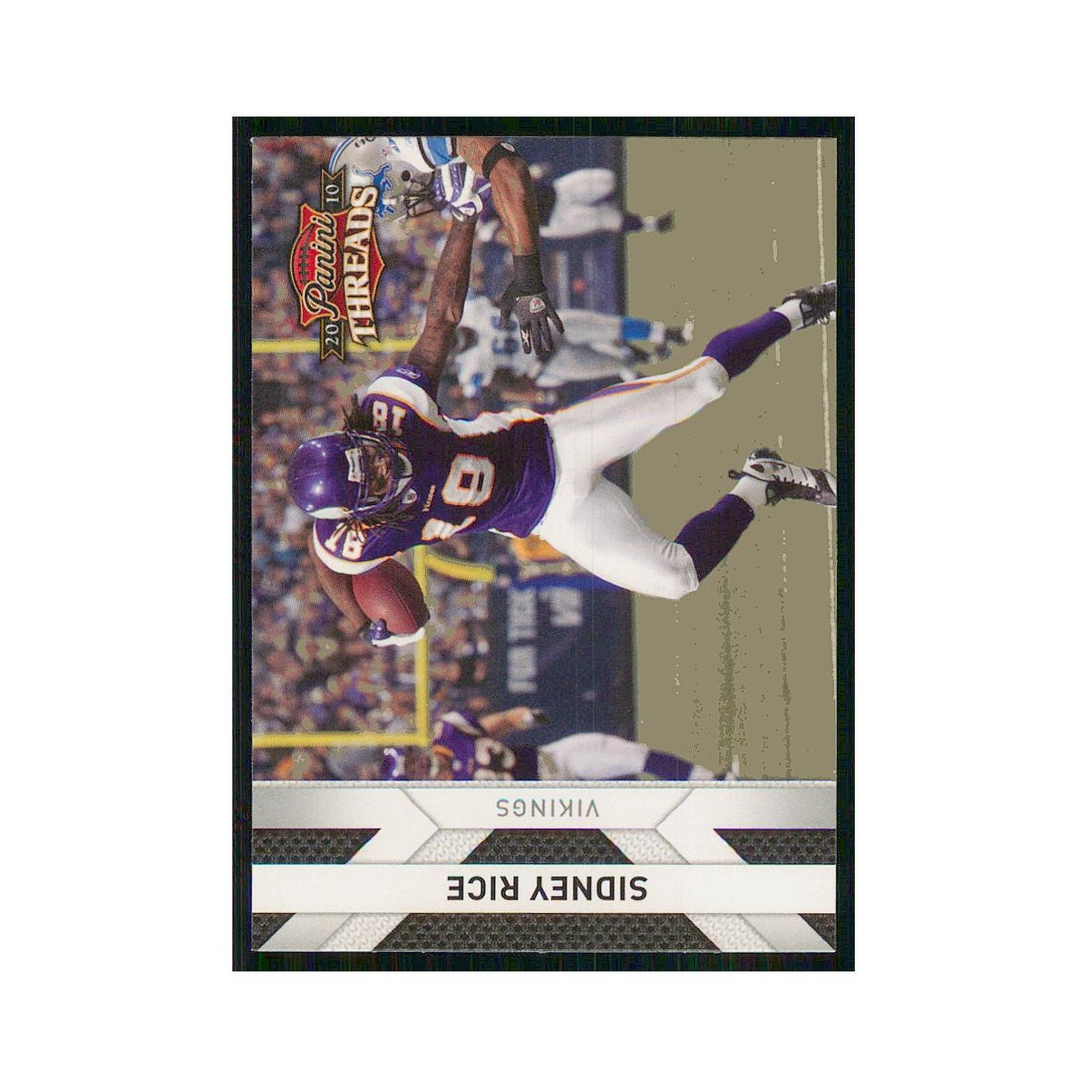 2010 Panini Threads Sidney Rice Vikings #83