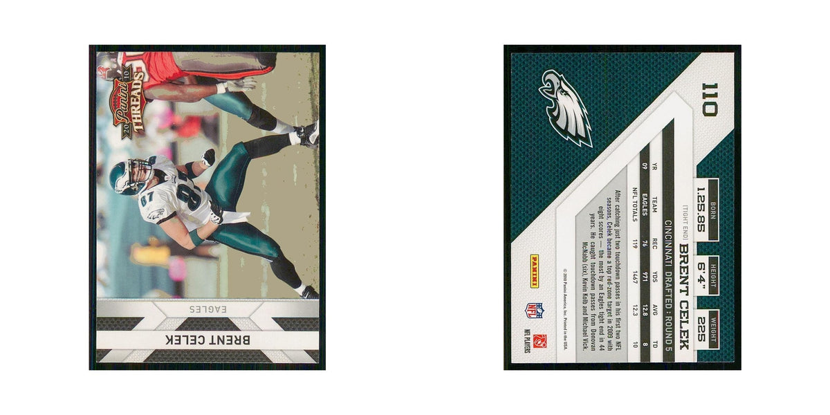2010 Panini Threads Brent Celek Eagles #110