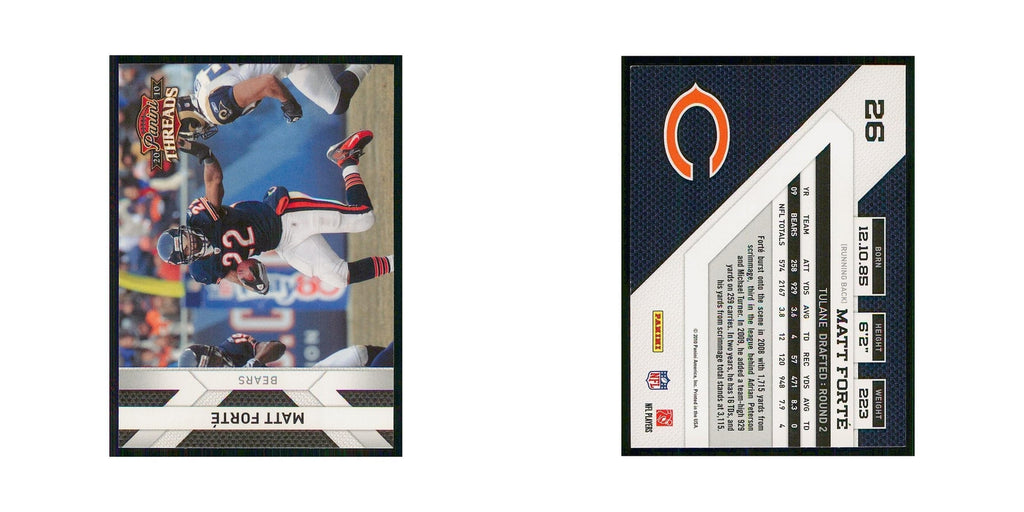 2010 Panini Threads Matt Forte Bears #26