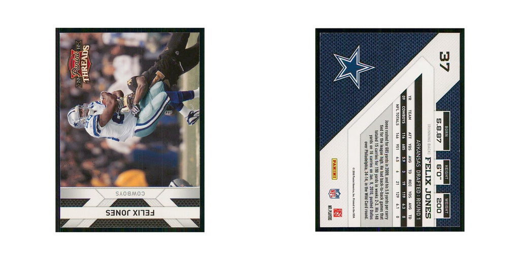 2010 Panini Threads Felix Jones Cowboys #37