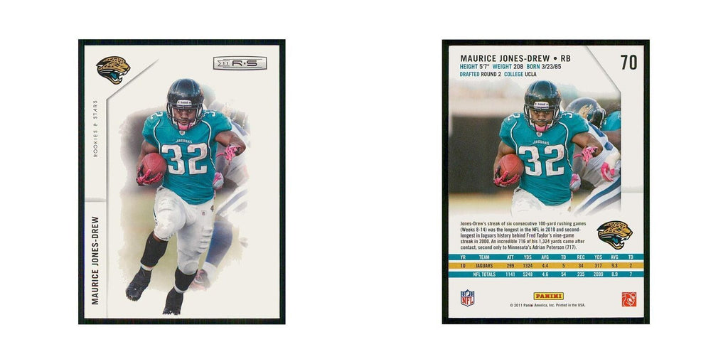 2011 Panini Rookies & Stars Maurice Jones-Drew Jaguars #70