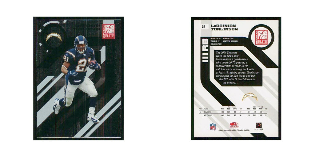 2005 Donruss Elite LaDainian Tomlinson San Diego Chargers #79
