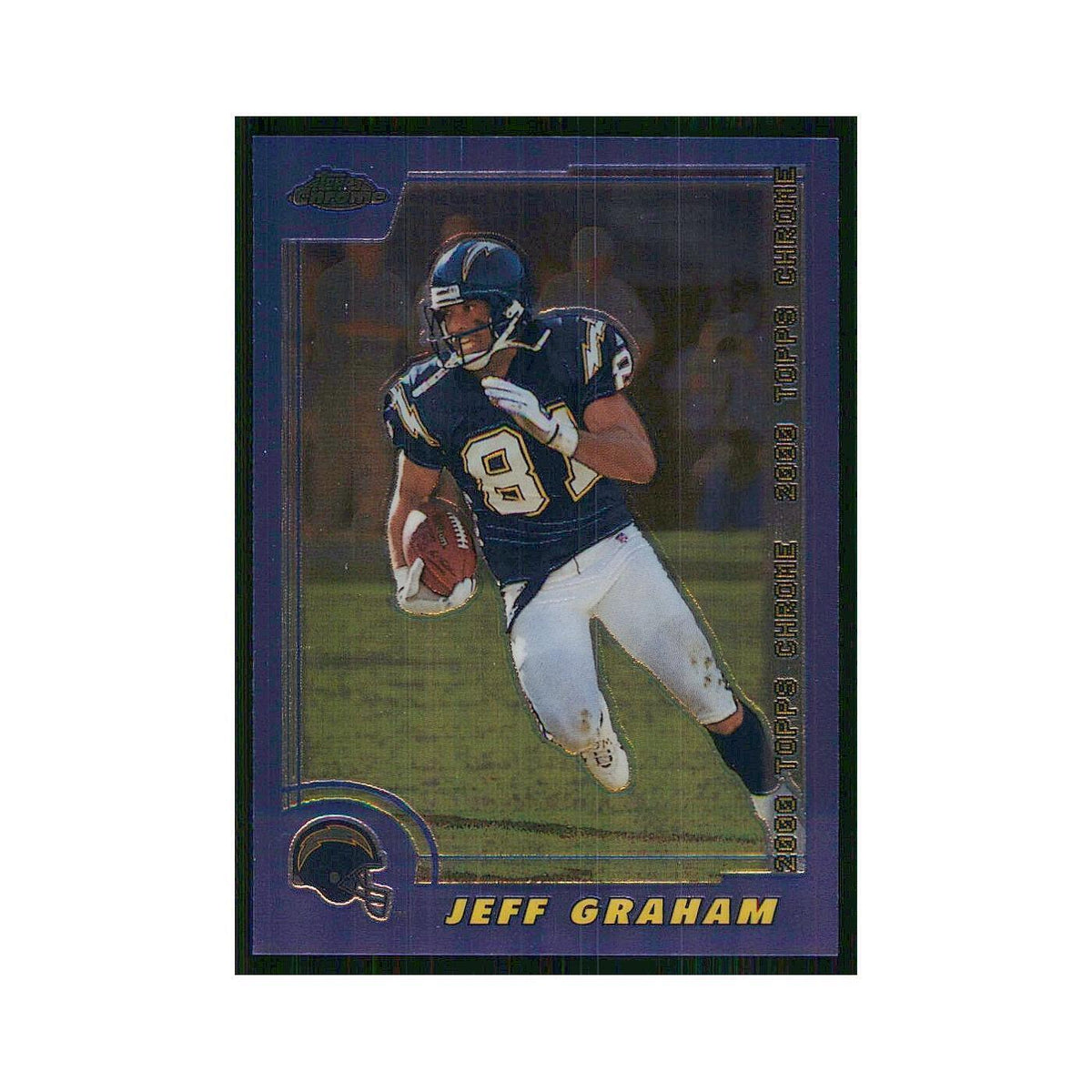 2000 Topps Chrome Jeff Graham San Diego Chargers #123