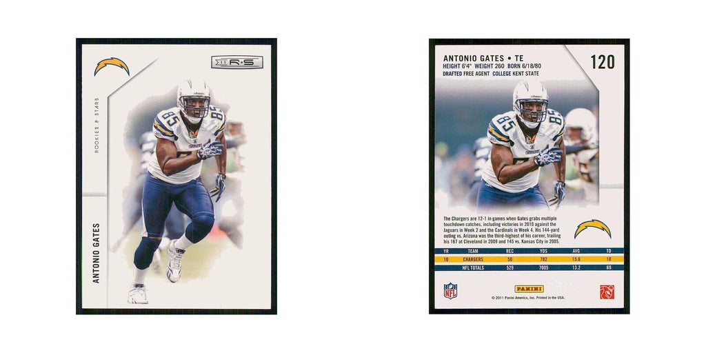 2011 Panini Rookies & Stars Antonio Gates San Diego Chargers #120