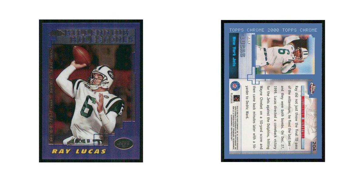 2000 Topps Chrome Ray Lucas Jets #204
