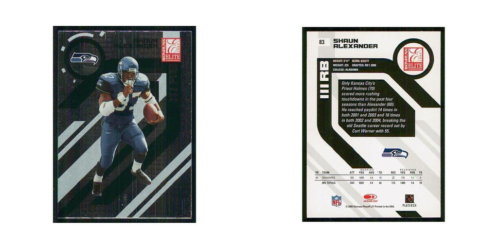 2005 Donruss Elite Shaun Alexander Seahawks #83