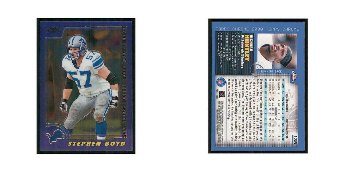 2000 Topps Chrome Stephen Boyd Lions #9