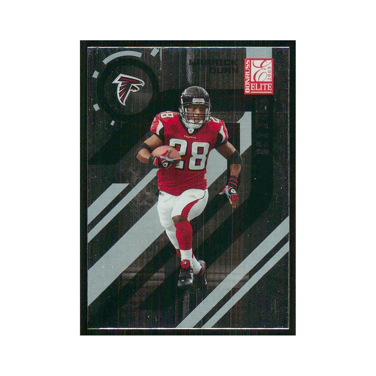 2005 Donruss Elite Warrick Dunn Falcons #6