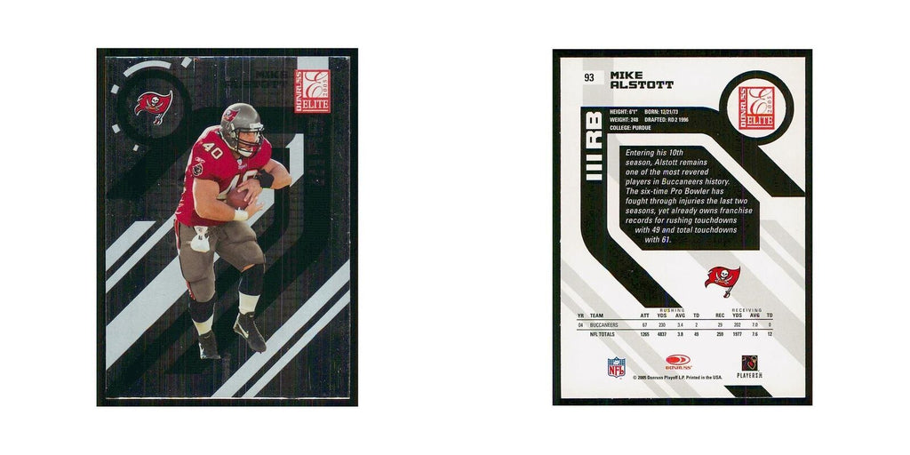 2005 Donruss Elite Mike Alstott Buccaneers #93